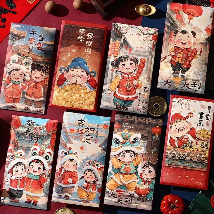 2025新款新年红包利是封个性创意蛇年春节过年压岁钱儿结婚节日