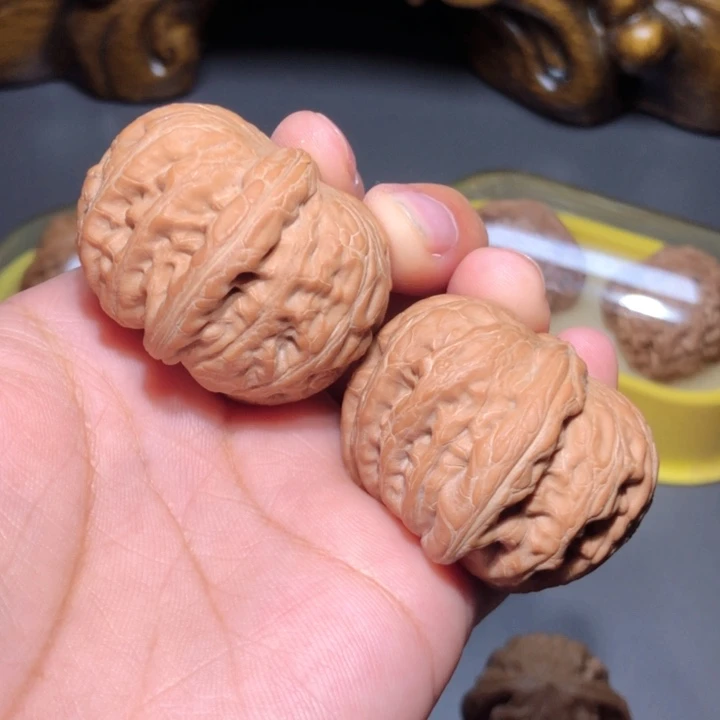 文玩核桃把件宁**远41平谷元宝