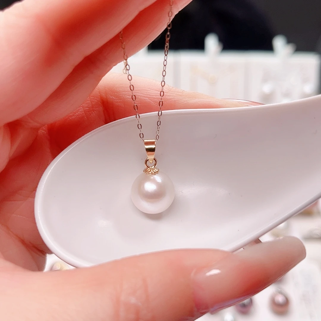淡水珍珠吊坠(赠链)合金