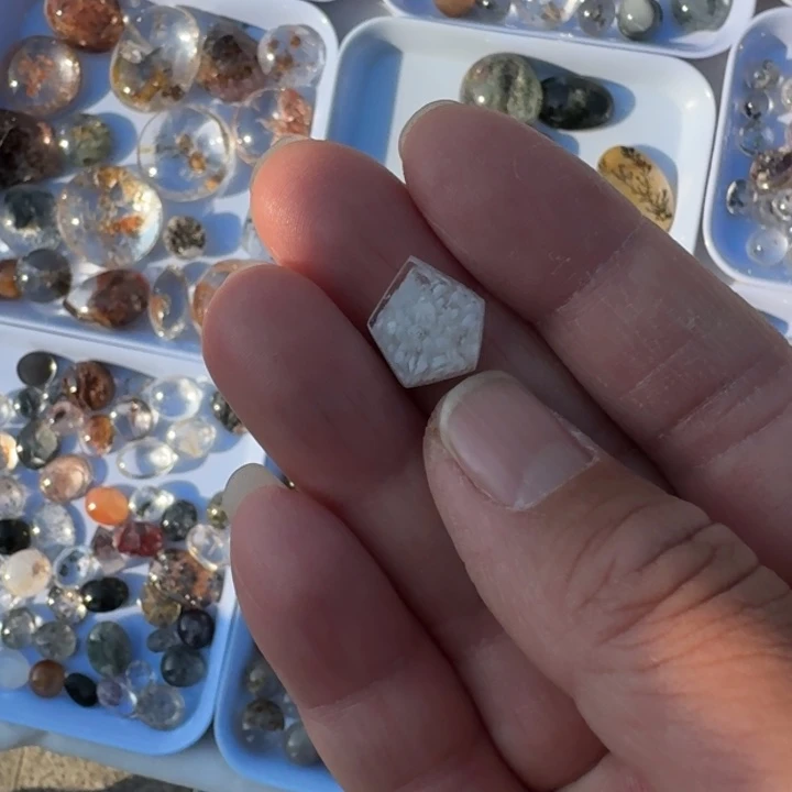 水晶颈饰未镶嵌吊坠