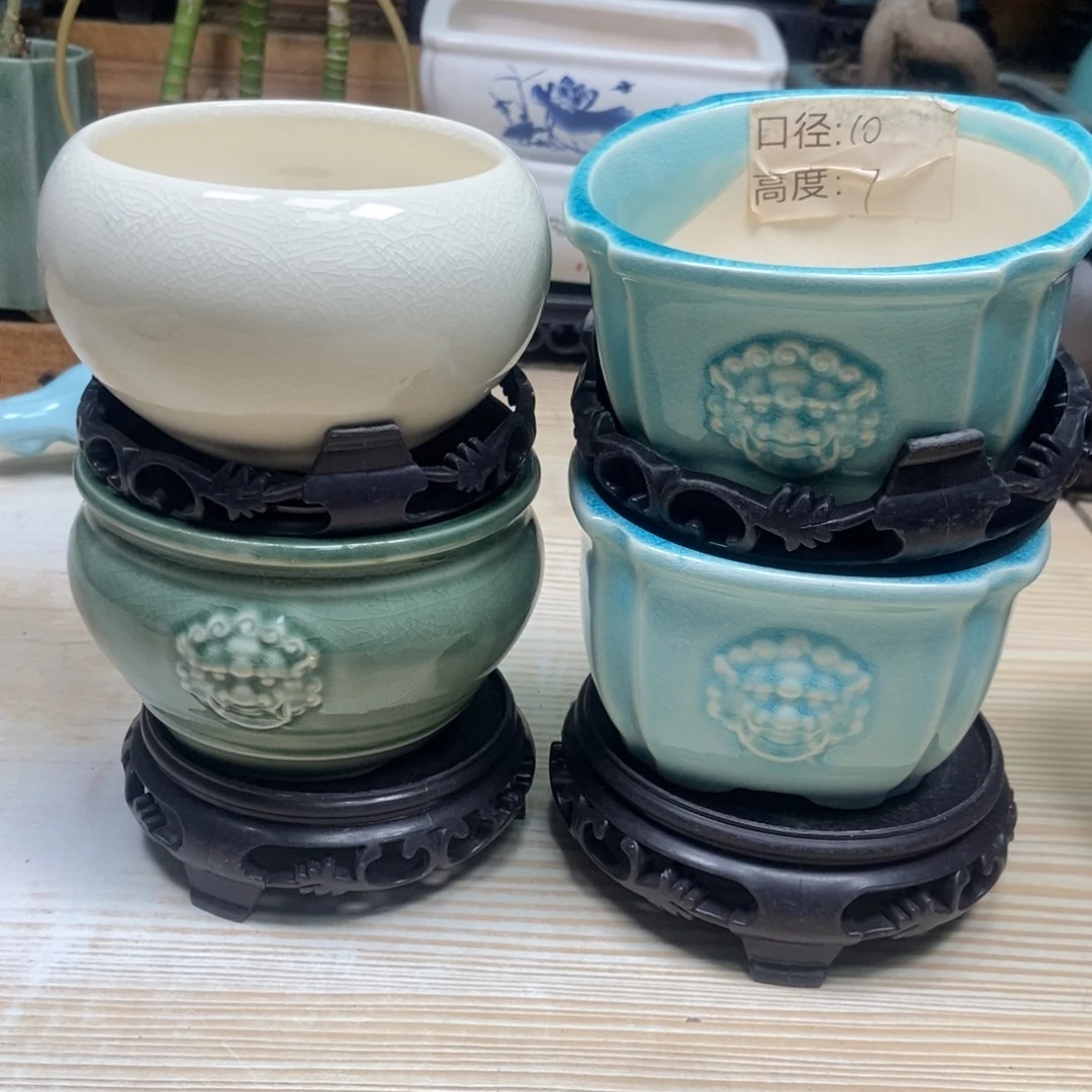 瓷片陶瓷花盆陶瓷艺术