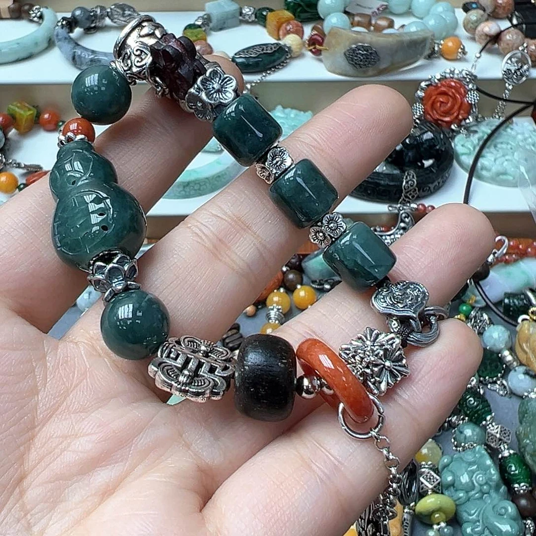 翡翠手链未镶嵌华****）