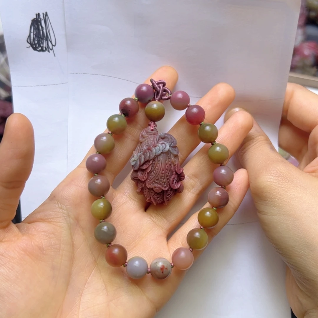 玛瑙/玉髓手串未镶嵌混****?定制