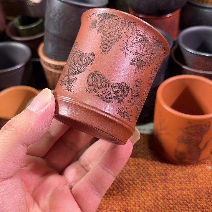 茶杯紫砂全手工紫砂主人杯