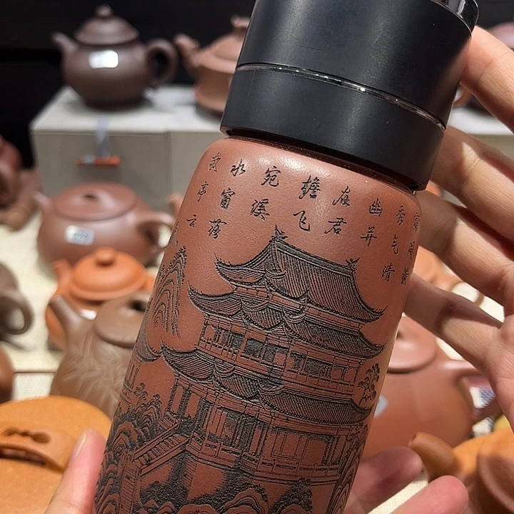 紫砂茶壶紫砂保温杯999