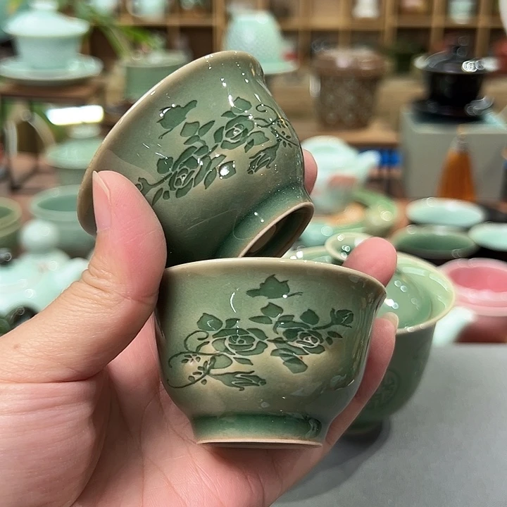 龙泉敬悦青瓷品茗杯