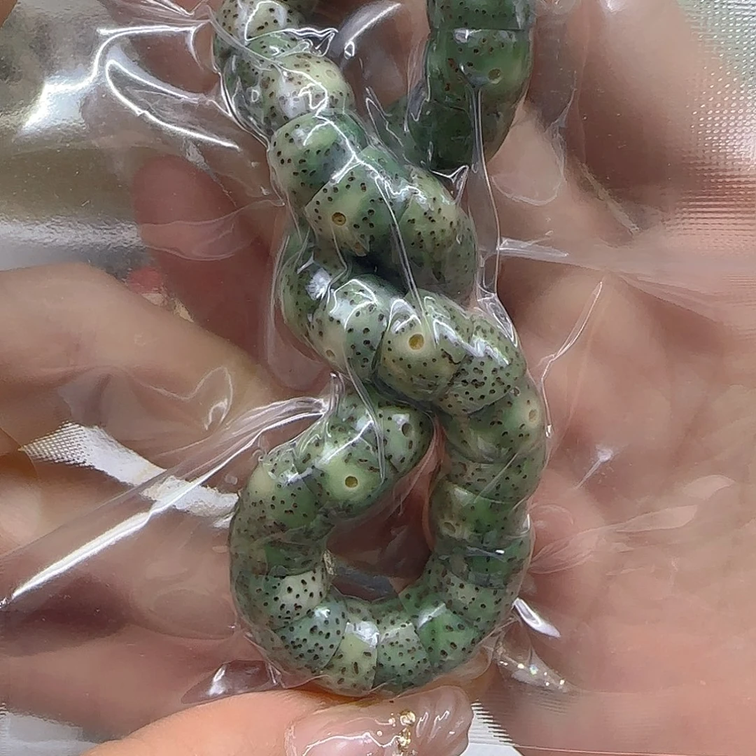 星月菩提手串108荣耀绿星月菩提1.0大肠单圈