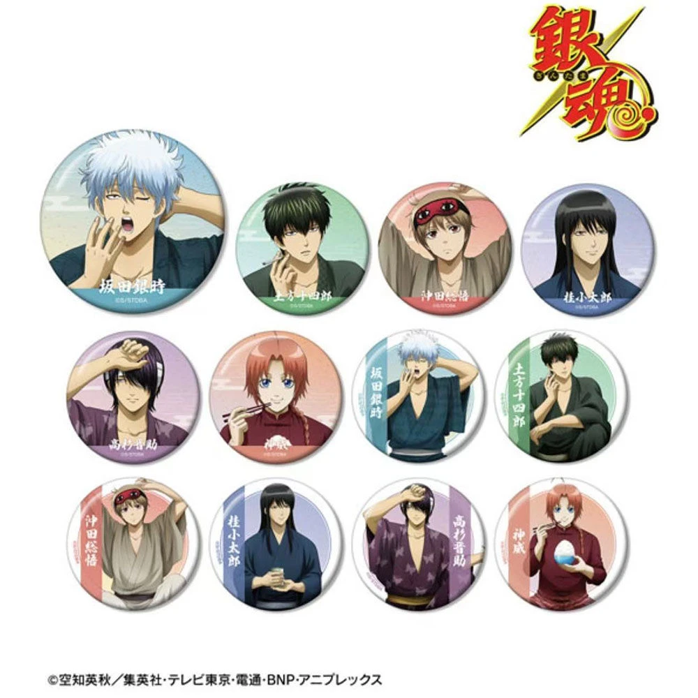 日谷正版 AMNIBUS 银魂 一天的开始ver 吧唧徽章盲袋 B3