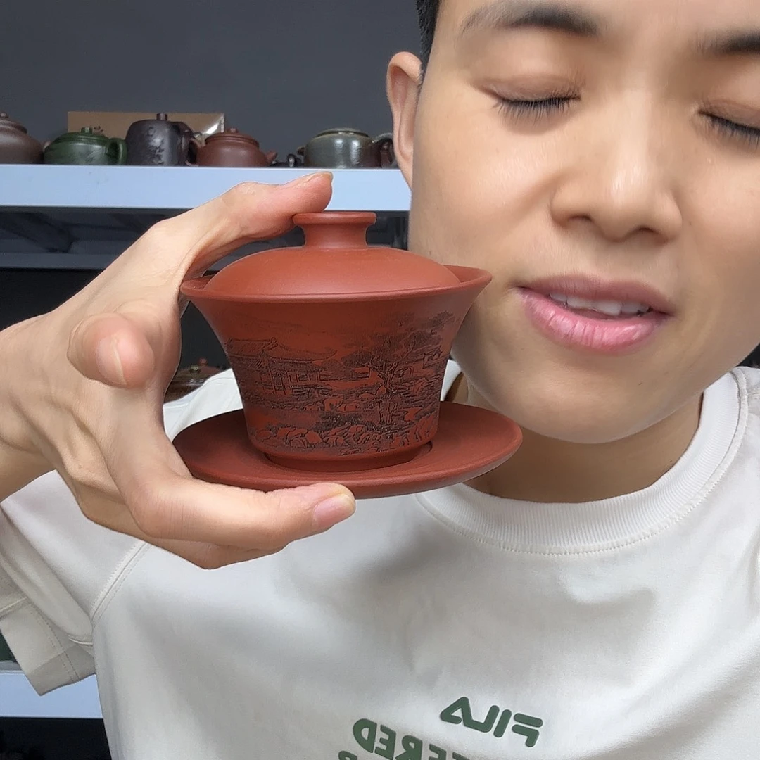 茶壶紫砂民间手艺人全手工制作