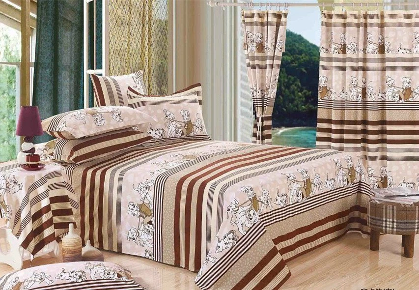 精加工圆角帆布床单枕套