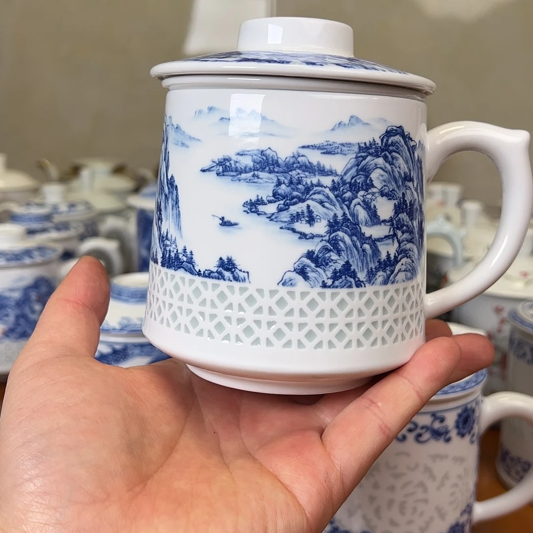 汤***e景德镇高温陶瓷办公杯