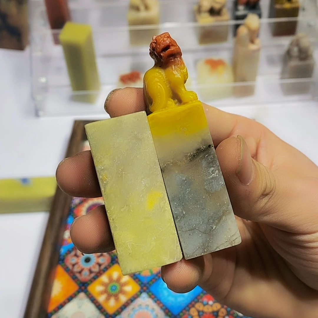 【闪购商品】青田石印石万**堂青田印石编号8