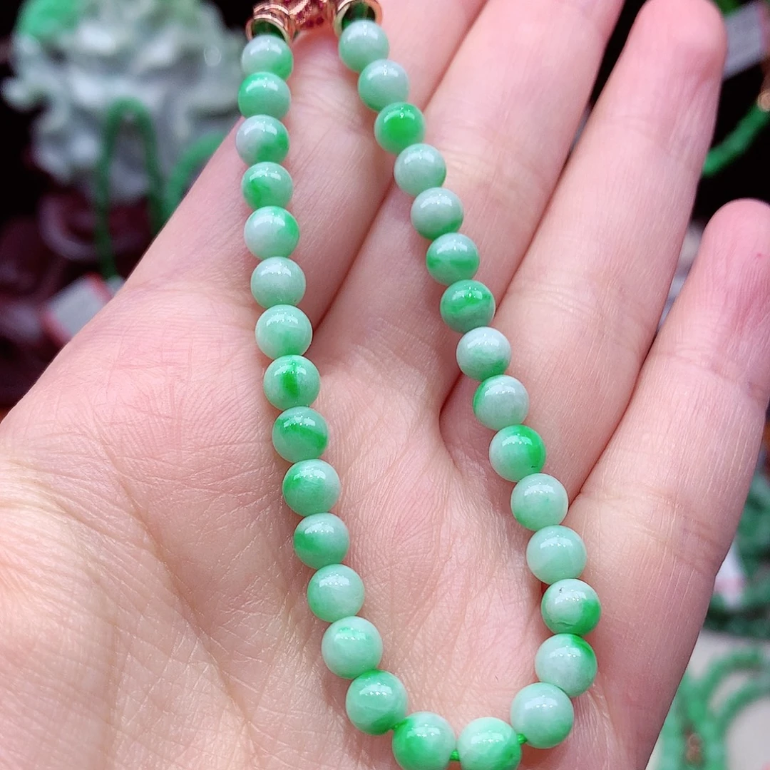 翡翠未镶嵌手链翡翠