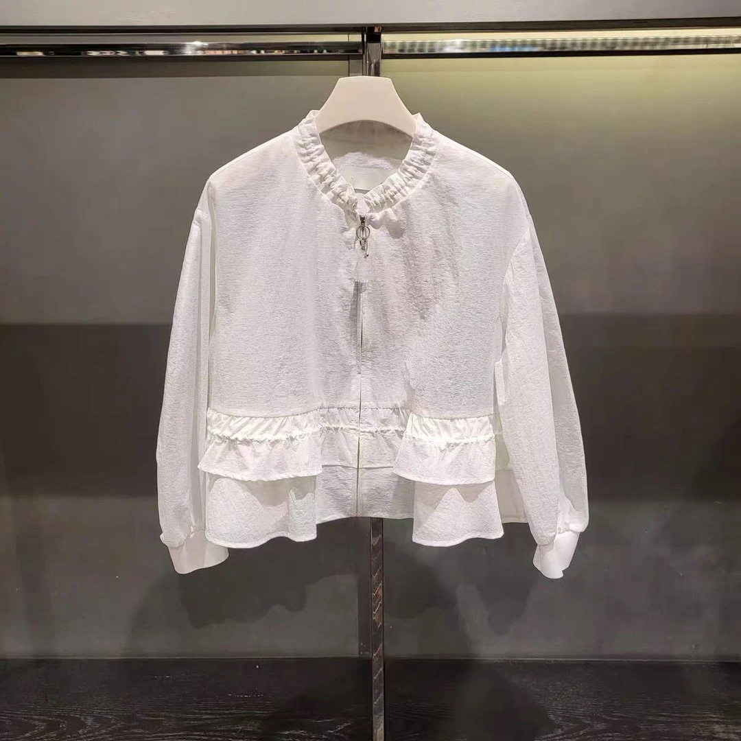 订单款春夏花边拼接设计款防晒外套  SS25718