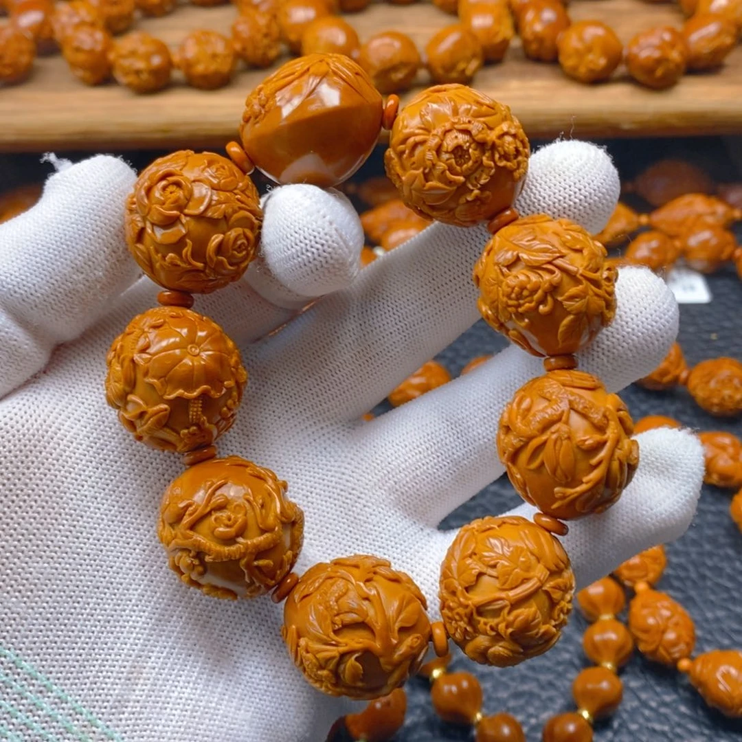 手串/手链橄榄核许忠英2.4鸟语花香