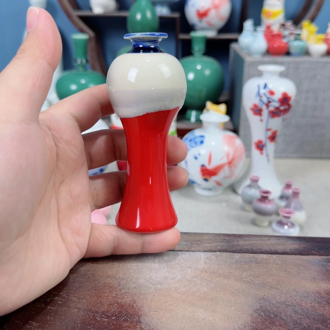 陶瓷手工小花器摆件