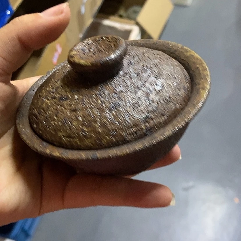 【闪购商品】茶杯紫砂心****处沉香二才盖碗
