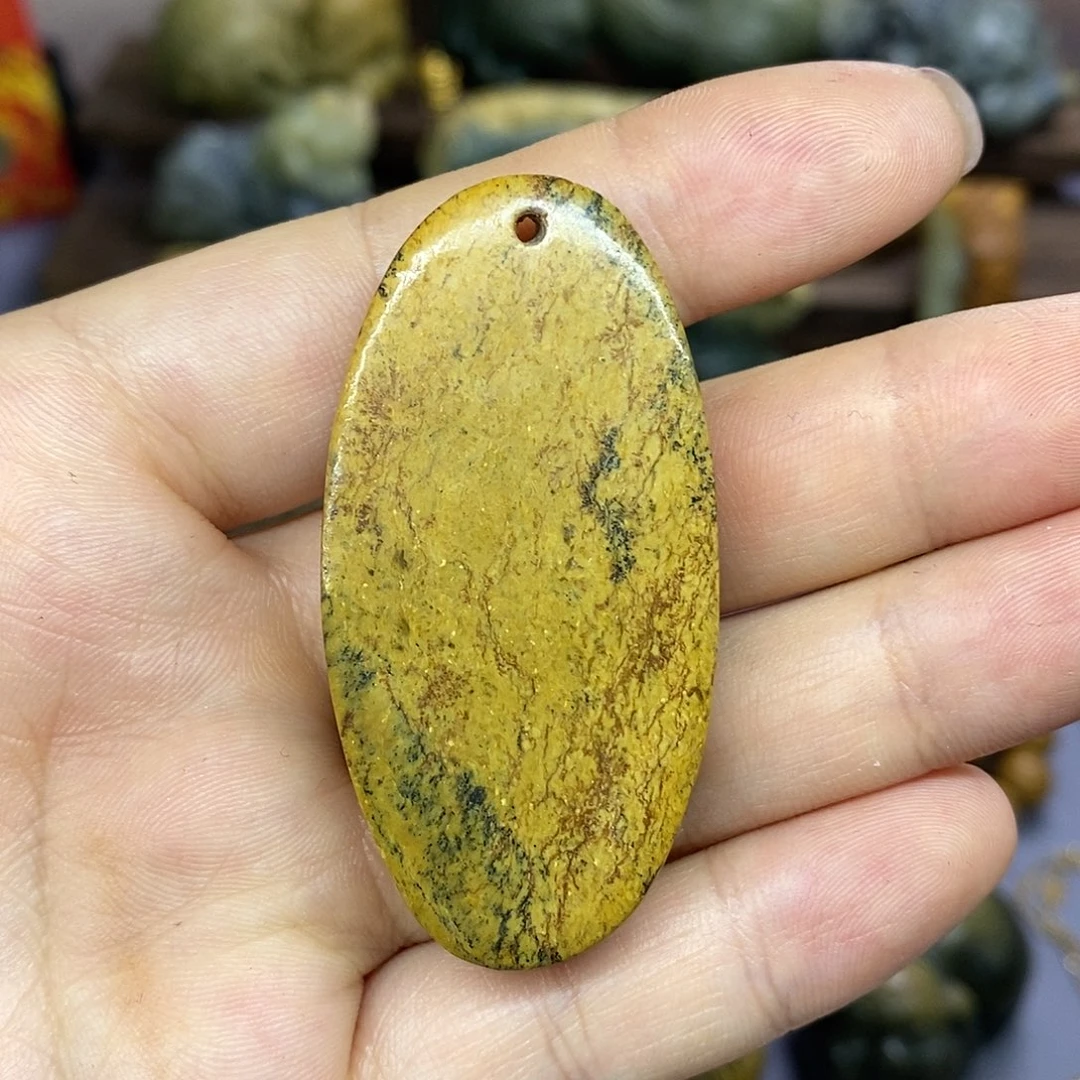 岫岩河磨玉（透闪石质玉）未镶嵌挂件