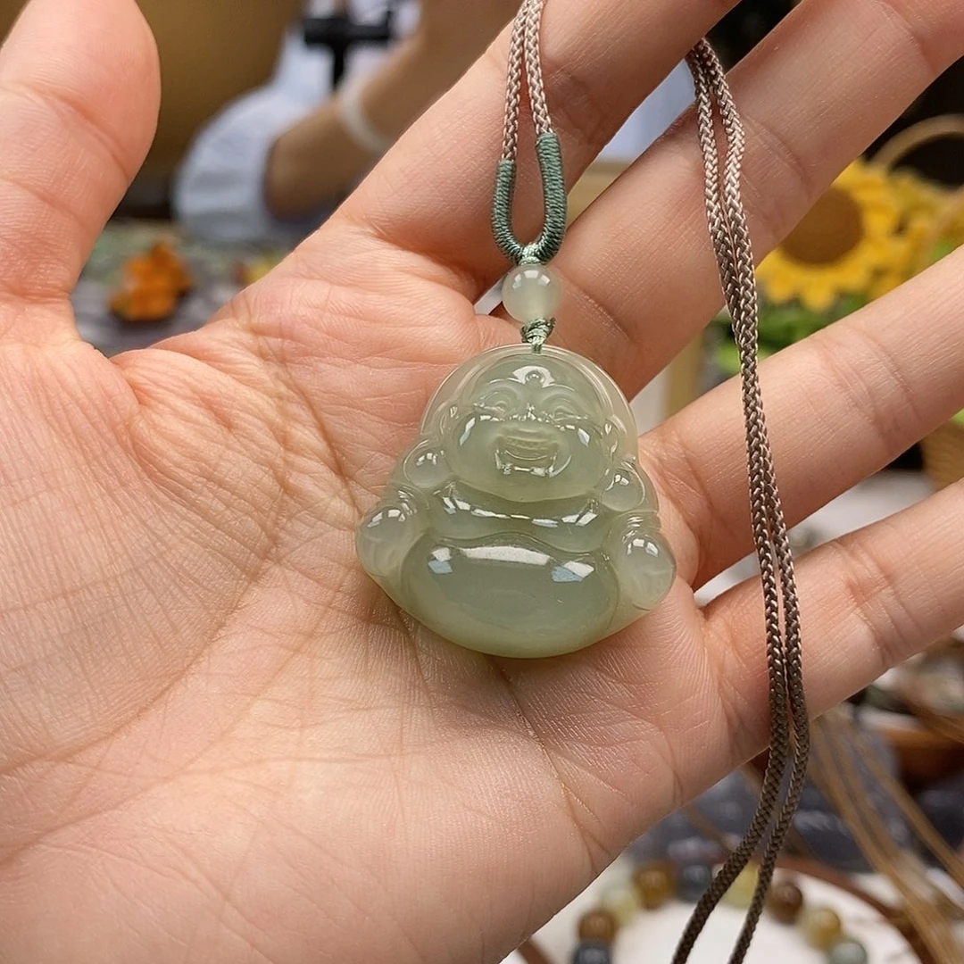 和田玉未镶嵌吊坠(不含链)