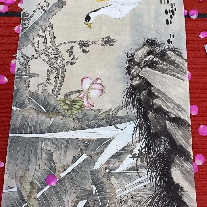 国画苏珊老师展览原作