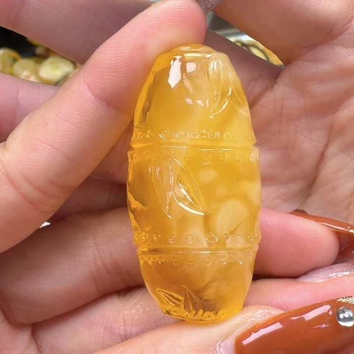 琥珀未镶嵌珠宝奇石微瑕