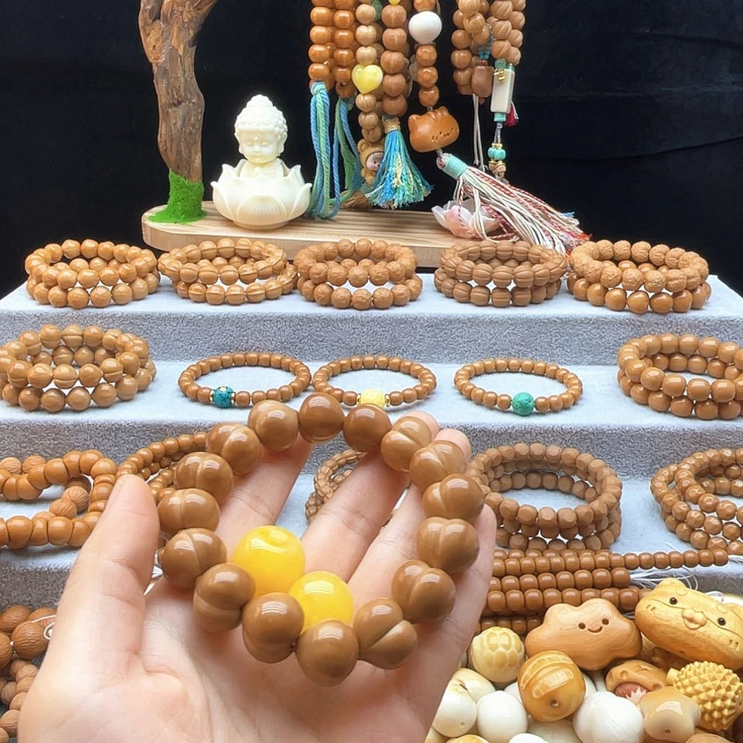 猴头核桃吊坠猴头全品屁桃diy