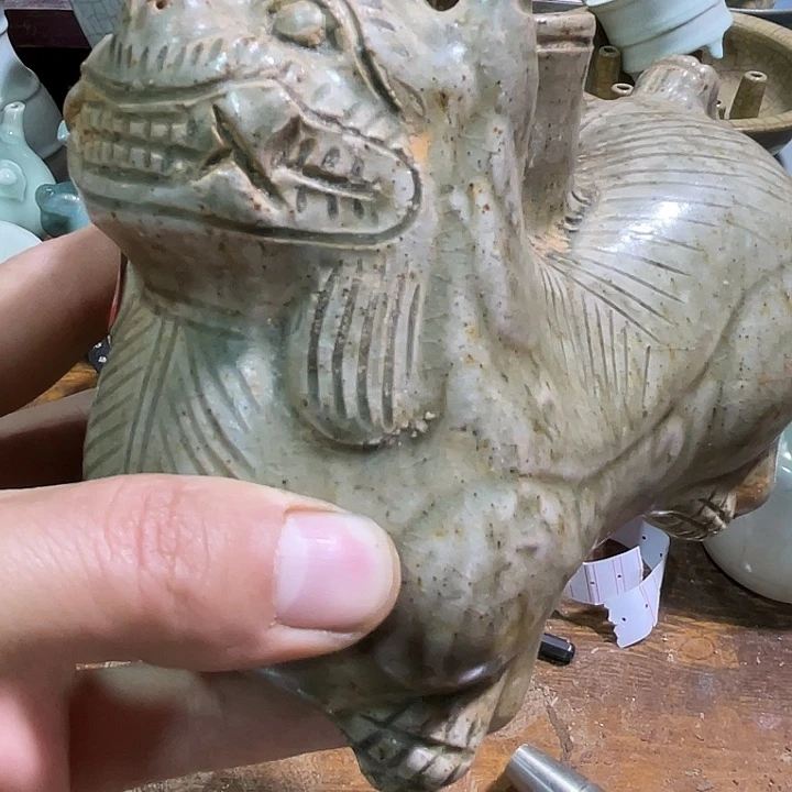 锔***）瓷片瓷器。。。。。。瓷瓶