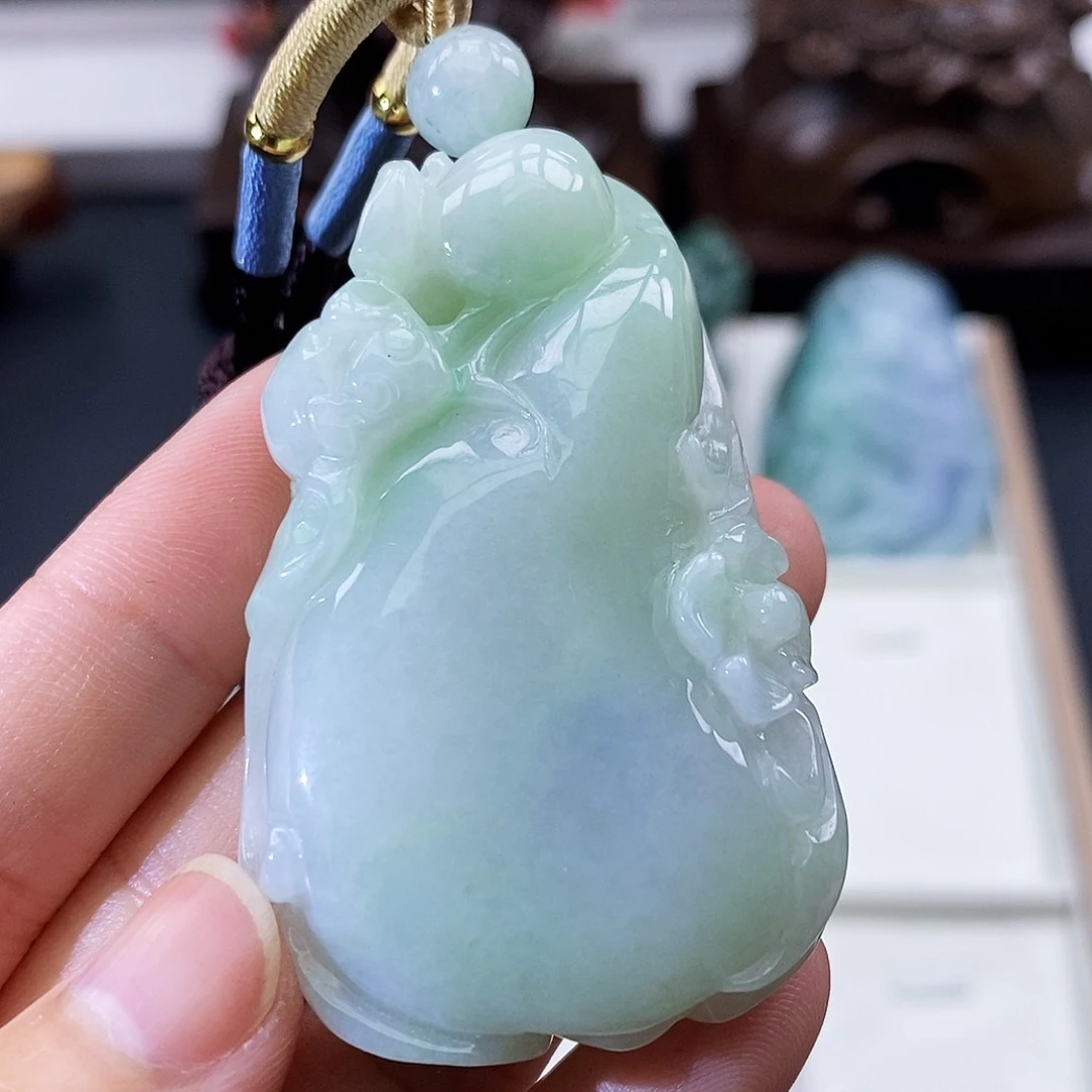 颈饰未镶嵌翡翠缅甸翡翠a货