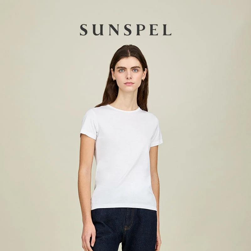 【经典T恤】SUNSPEL女士Supima匹马棉经典T恤 Light weight 英产