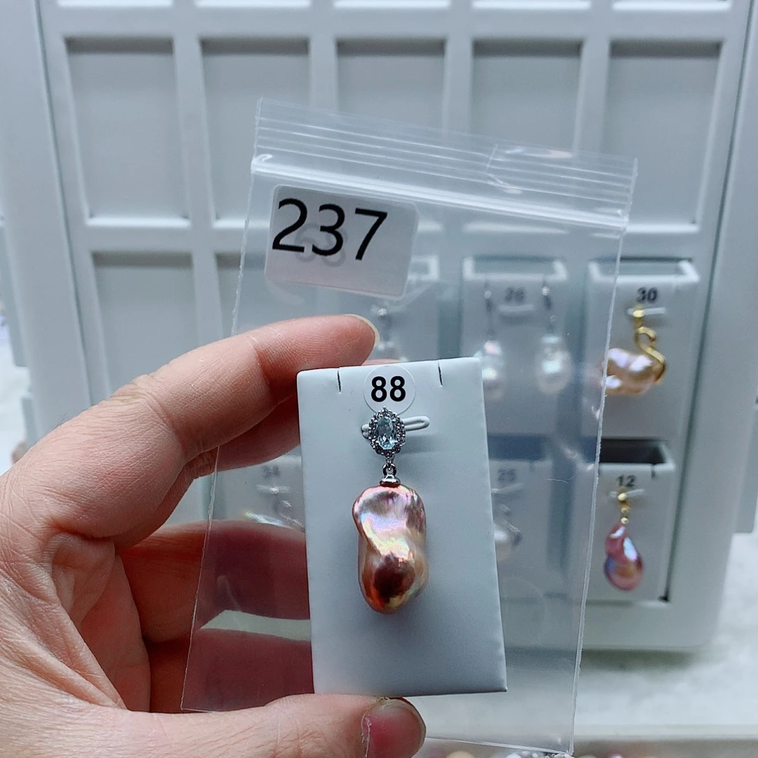 吊坠(不含链)淡水珍珠合金