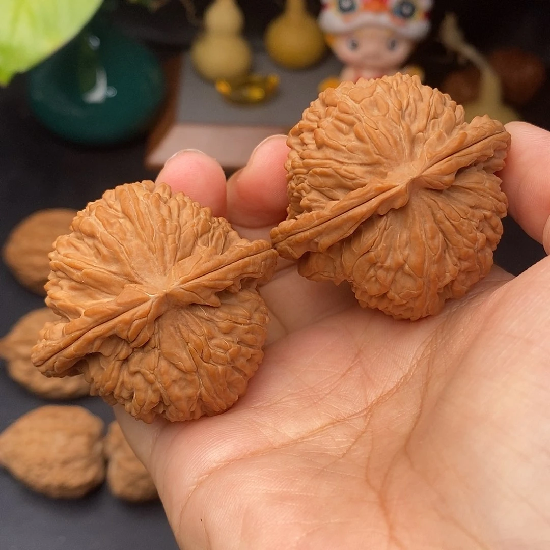 把件文玩核桃球白全品46