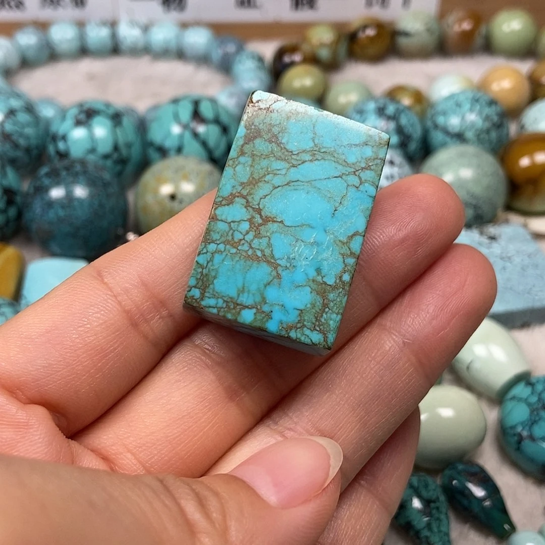 未镶嵌绿松石珠宝半成品