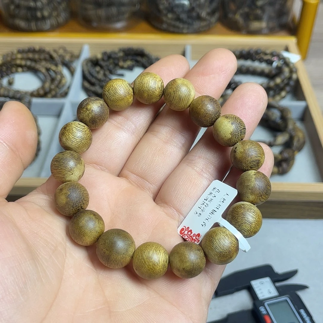 沉香沉香碎屑奇楠沉香单圈12毫米