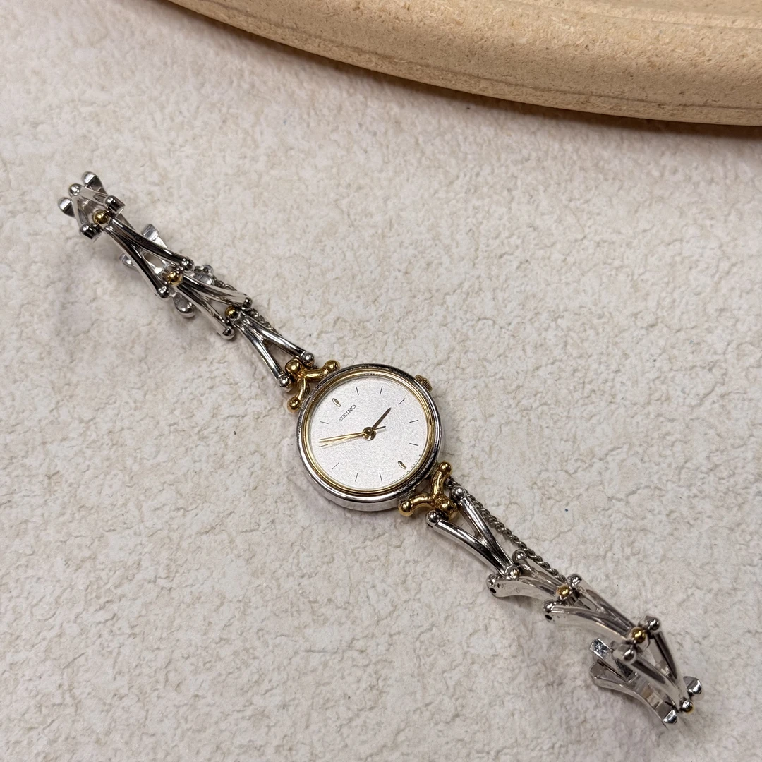 90新 Seiko/精工 【六六中古】孤品复古手链表th6050手围16表盘21