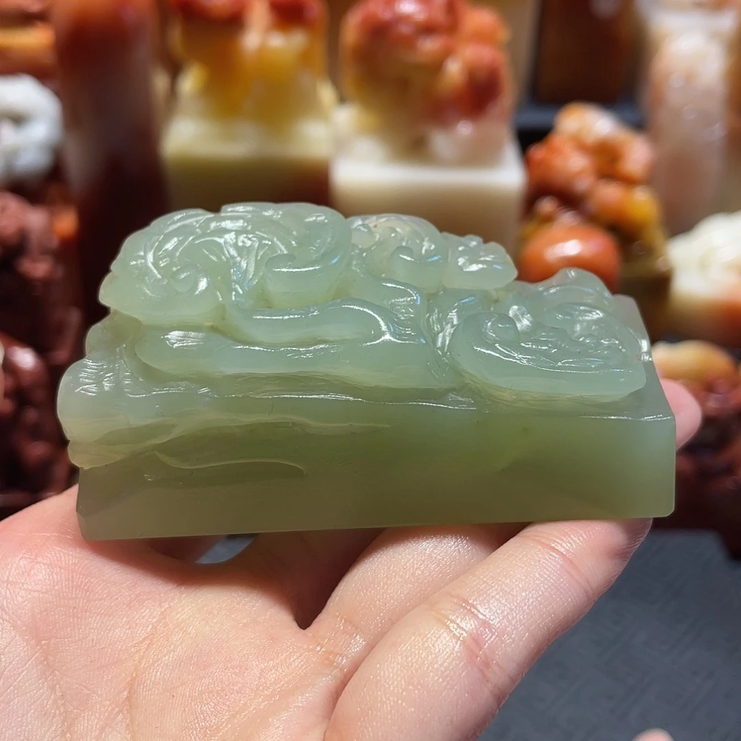 寿山石澄**神寿山石老挝石批发
