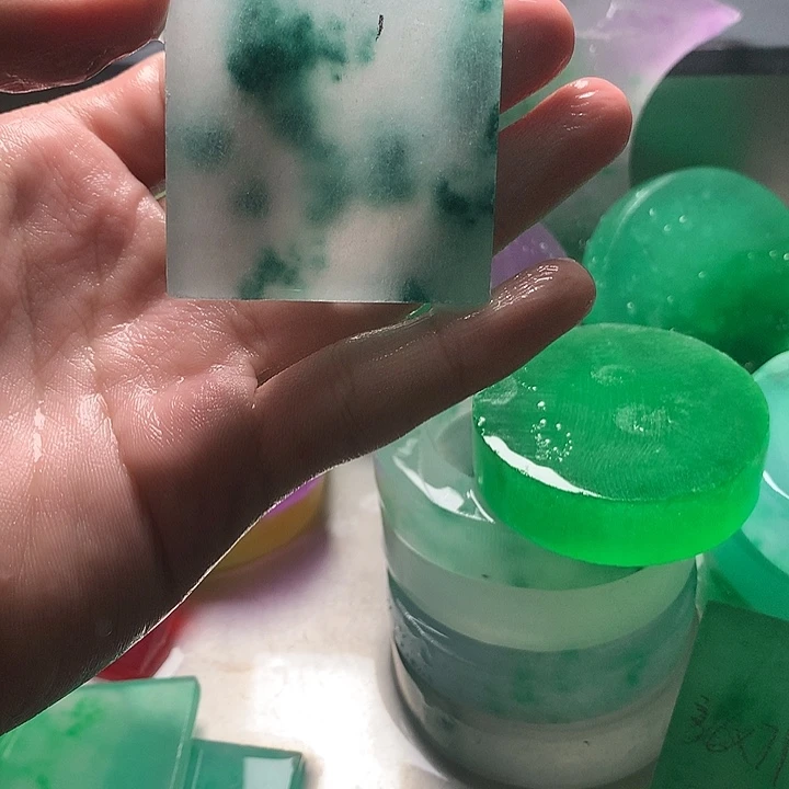 核***澎石英质玉合金珠宝半成品