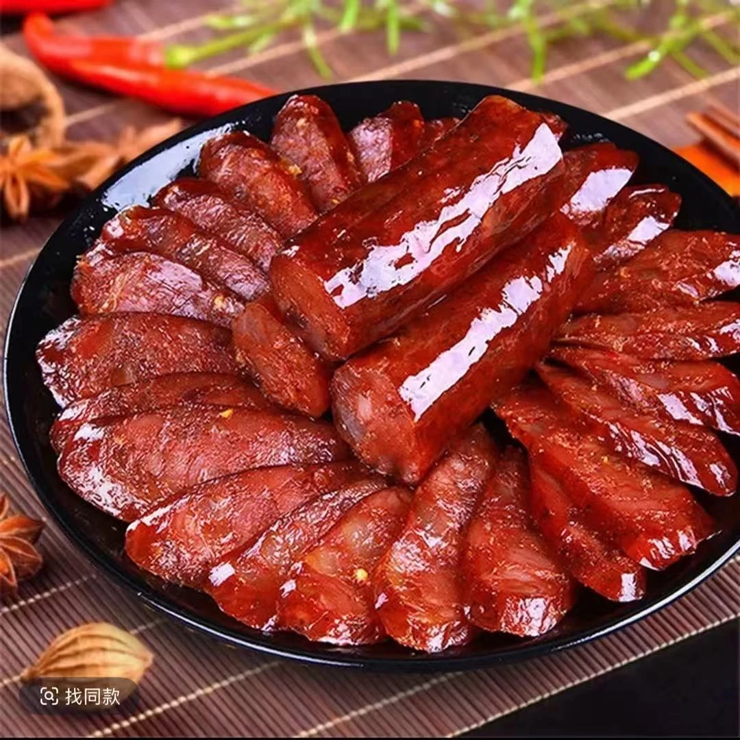 农家柏树枝烟熏纯猪肉麻辣腊肠