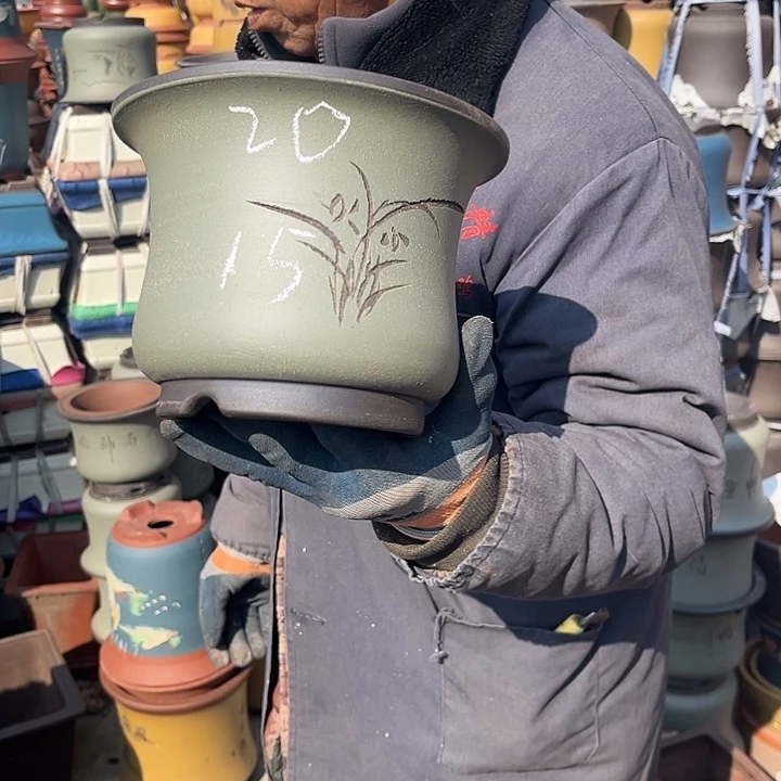 紫砂紫砂花盆也在