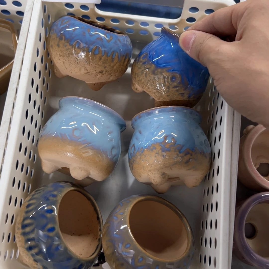 陶瓷多肉小花盆@@2075