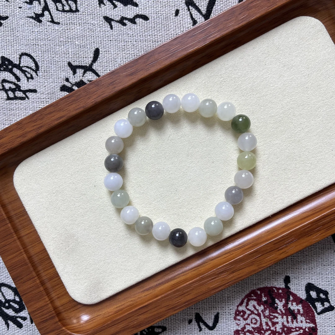 和田玉多宝手串微瑕（多样性发其一，介意勿拍）