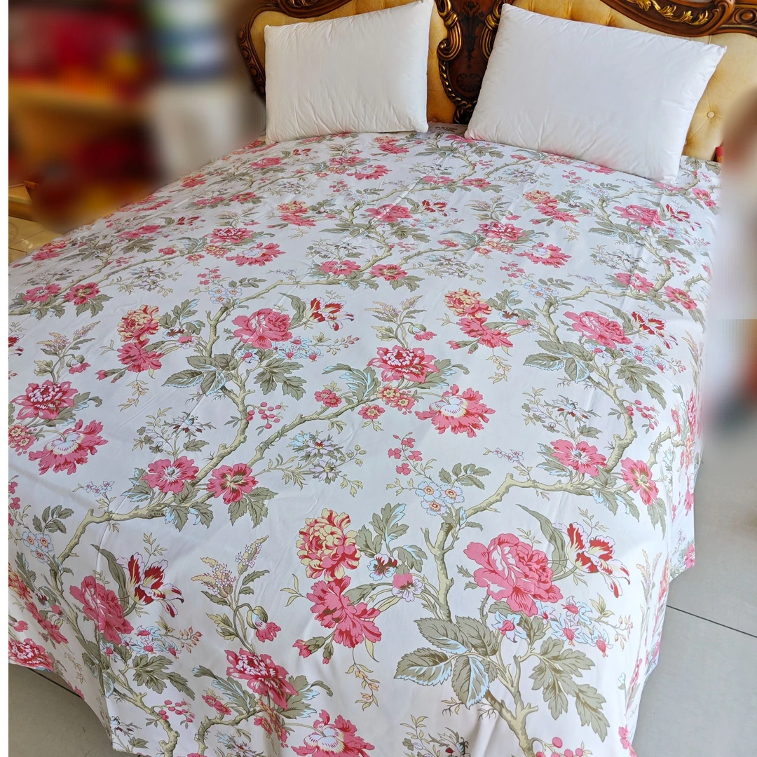 全棉纯棉细纱粗布床单240*250cm直角链接内有2个版本注意看详情页