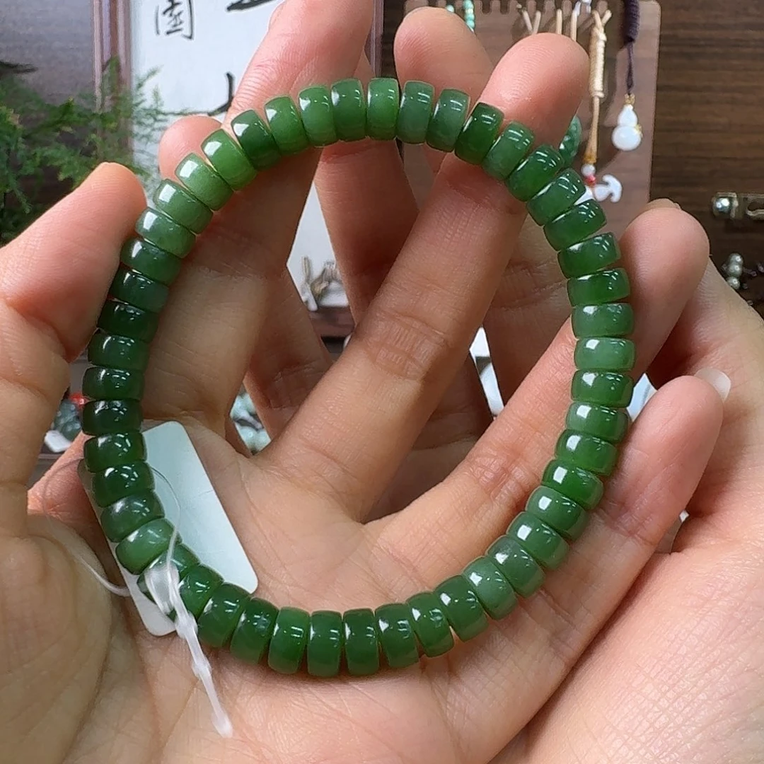 和田玉未镶嵌手链