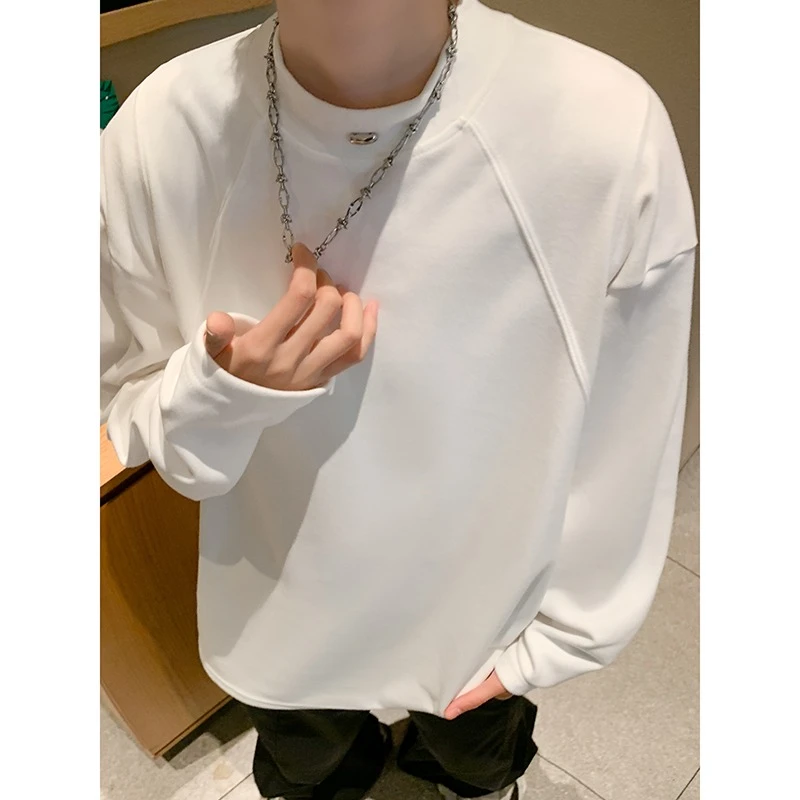 秋冬德绒男女内搭保暖宽松结构感上衣