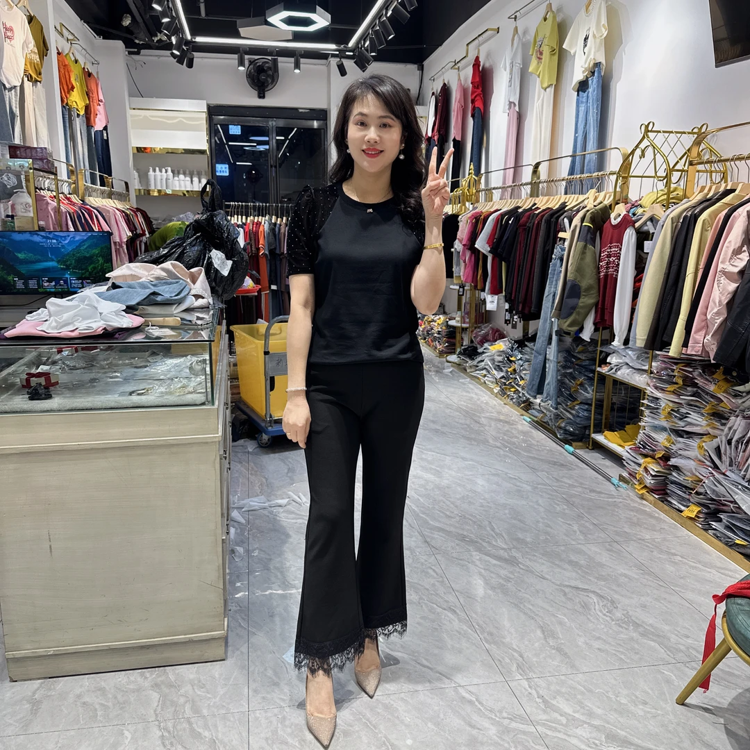 34-8176喇叭休闲裤94长