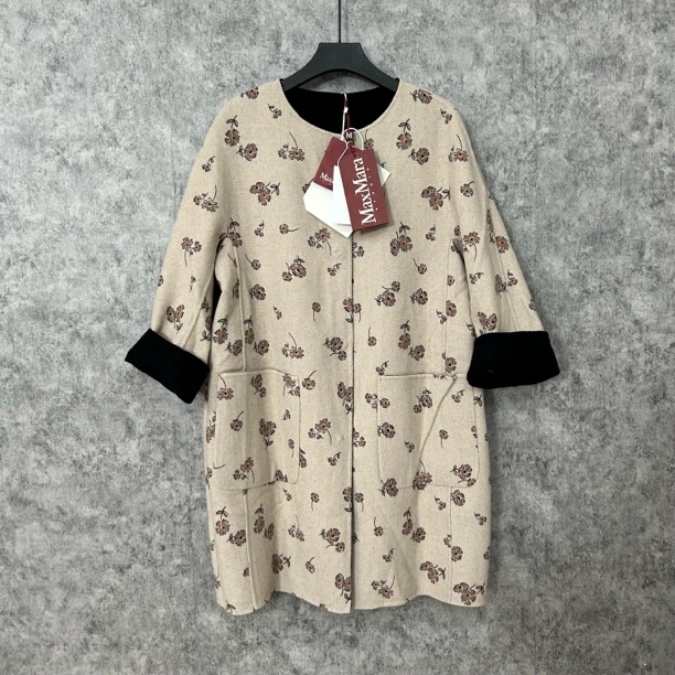 未使用 MaxMara maxmara双面毛呢外套