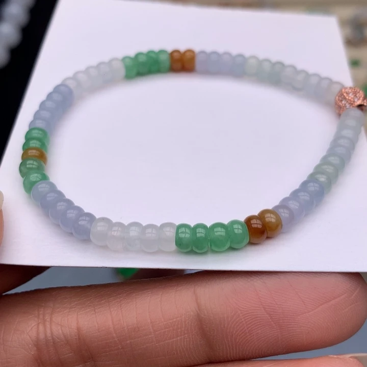 翡翠未镶嵌手链翡翠手串