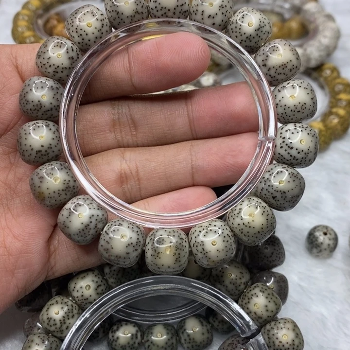 星月菩提手串老*13月留白