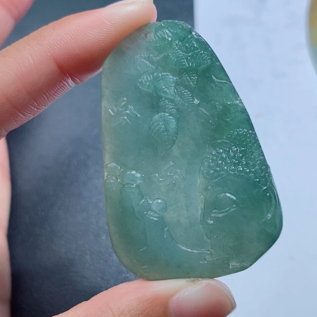 定制翡翠未镶嵌定制吊坠
