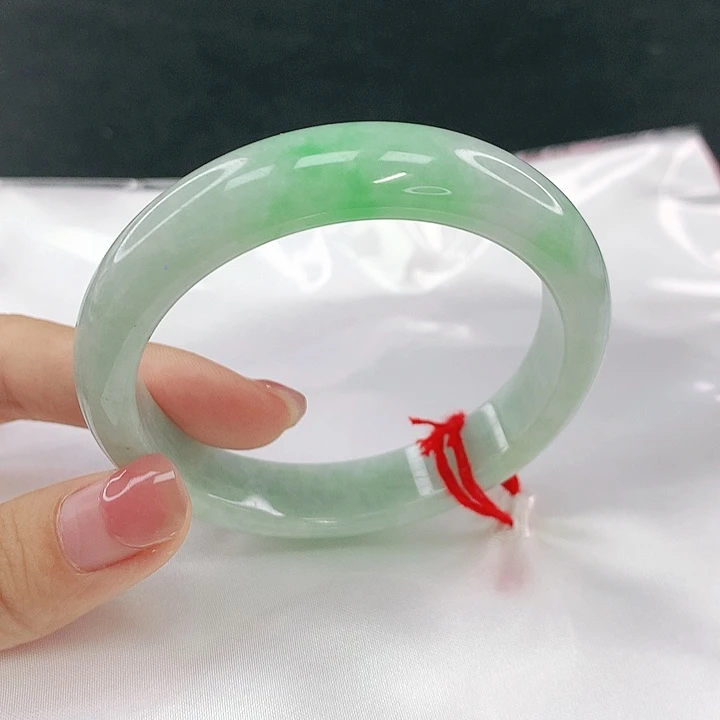 翡翠未镶嵌手镯圈54.6，18076