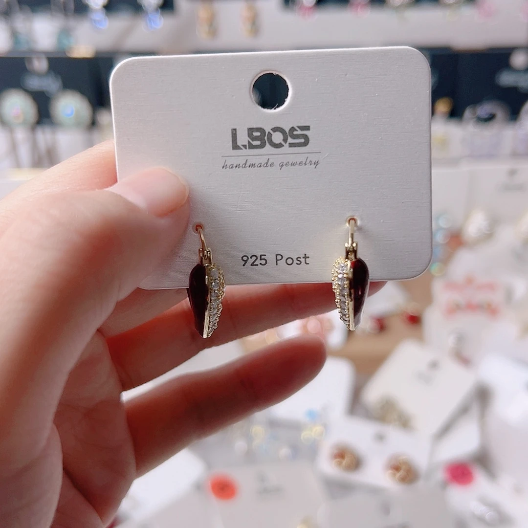 锆石纯铜合金耳环的